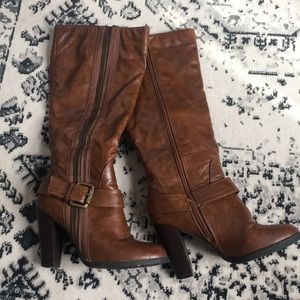 Below the Knee Leather Boots